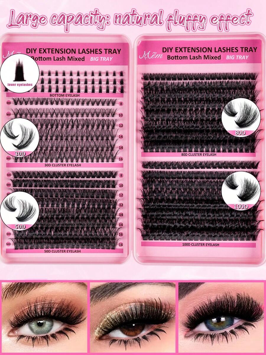 MEM Eyelash Extension Kit, DIY Eyelash Extension Set