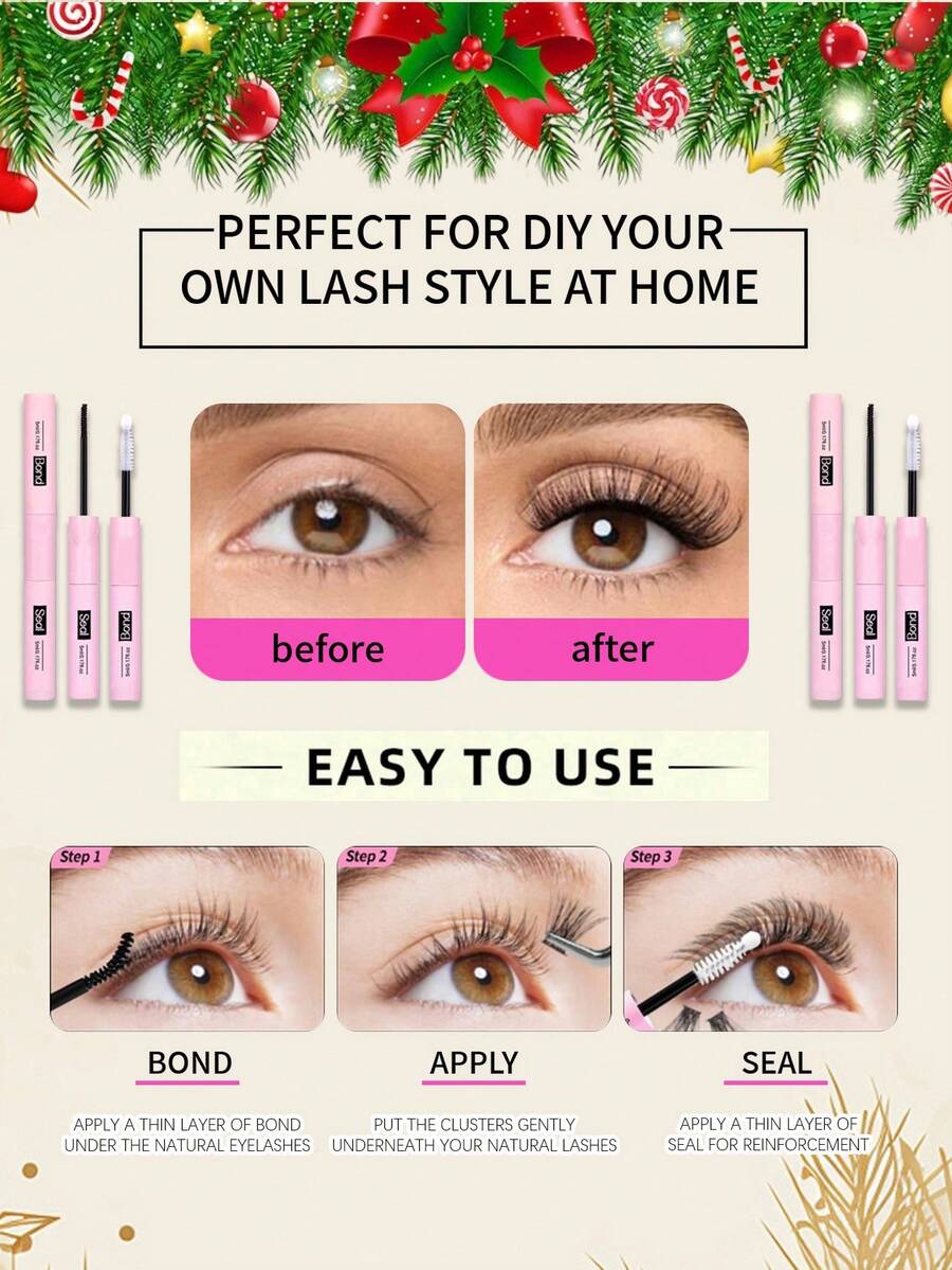 MEM Eyelash Extension Kit, DIY Eyelash Extension Set