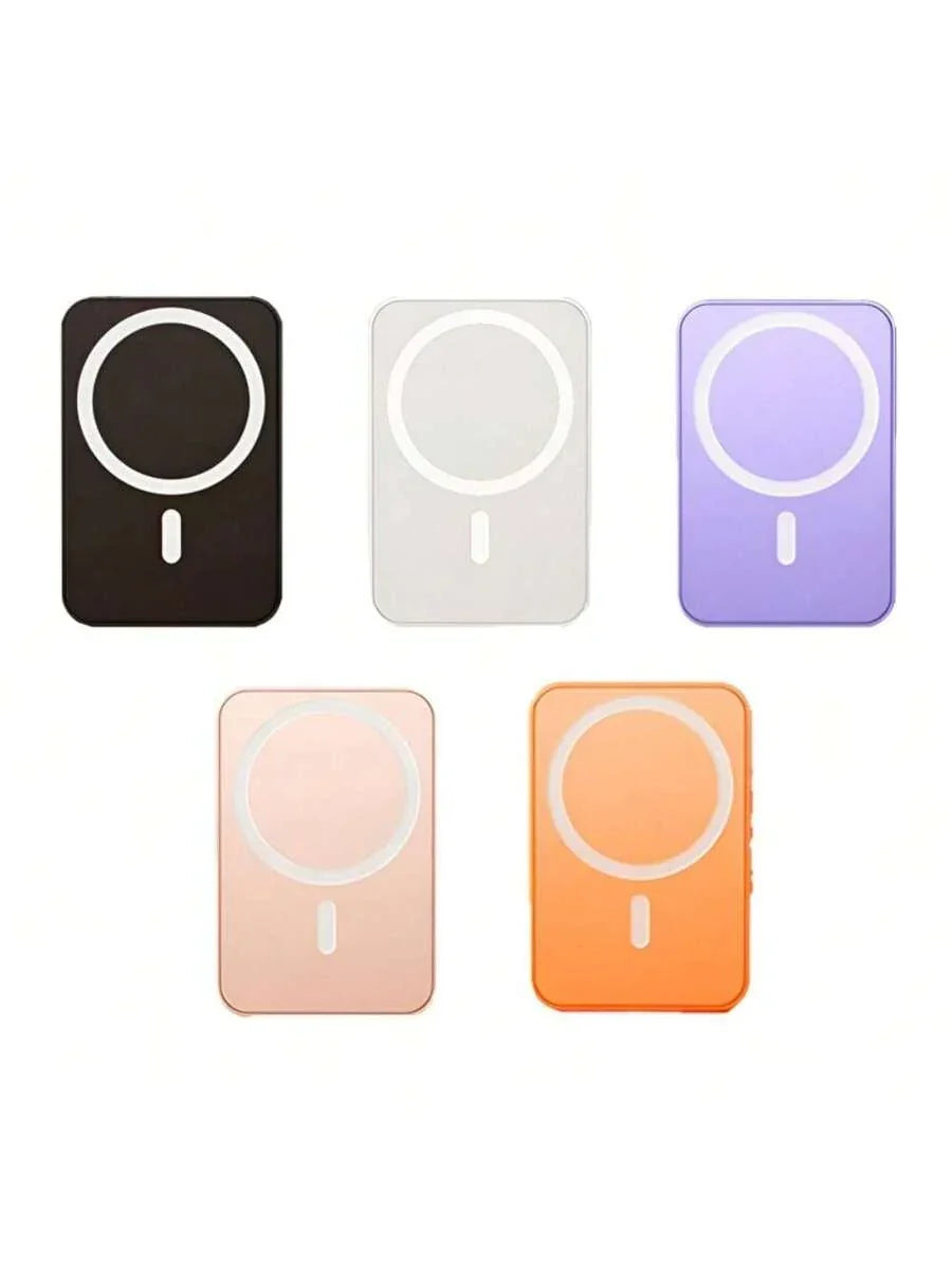 Magnetic Wireless Power Bank 5000mAh Qi2 Certified 15W Fast Charging