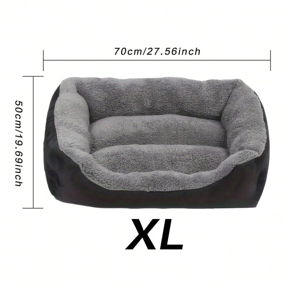 Thick Plush Rectangular Pet Bed