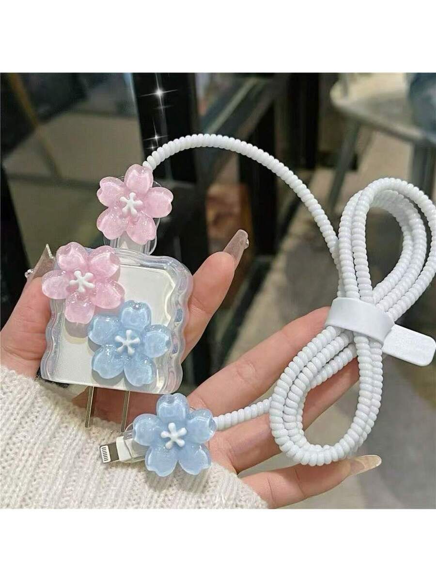 Minimalist Floral Charging Protector Case