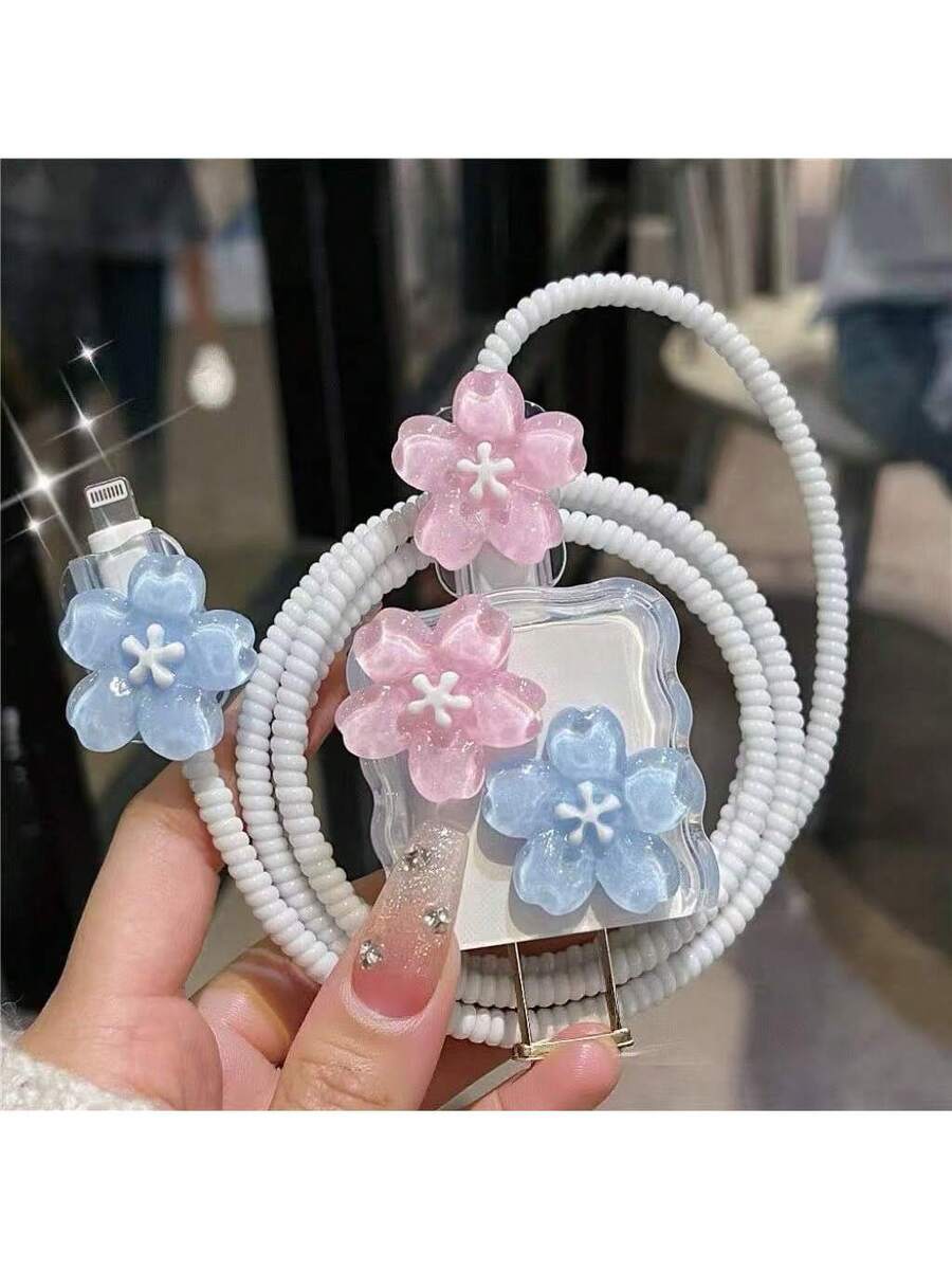 Minimalist Floral Charging Protector Case