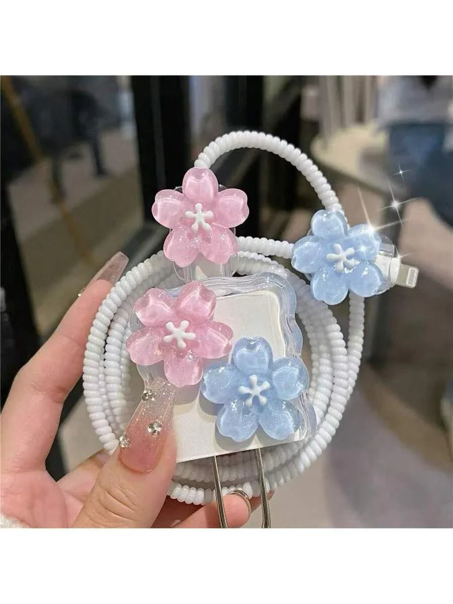 Minimalist Floral Charging Protector Case