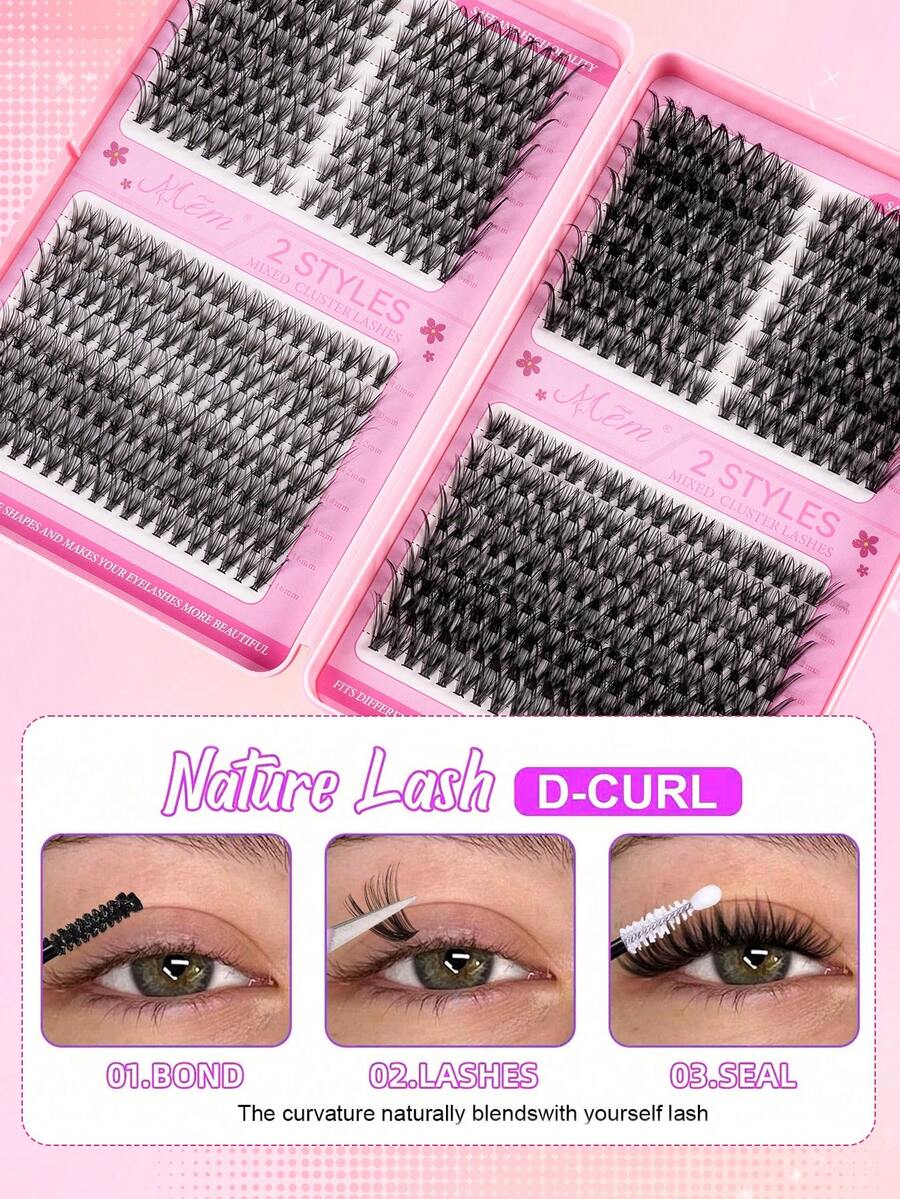 MEM Eyelash Extension Kit, DIY Eyelash Extension Set