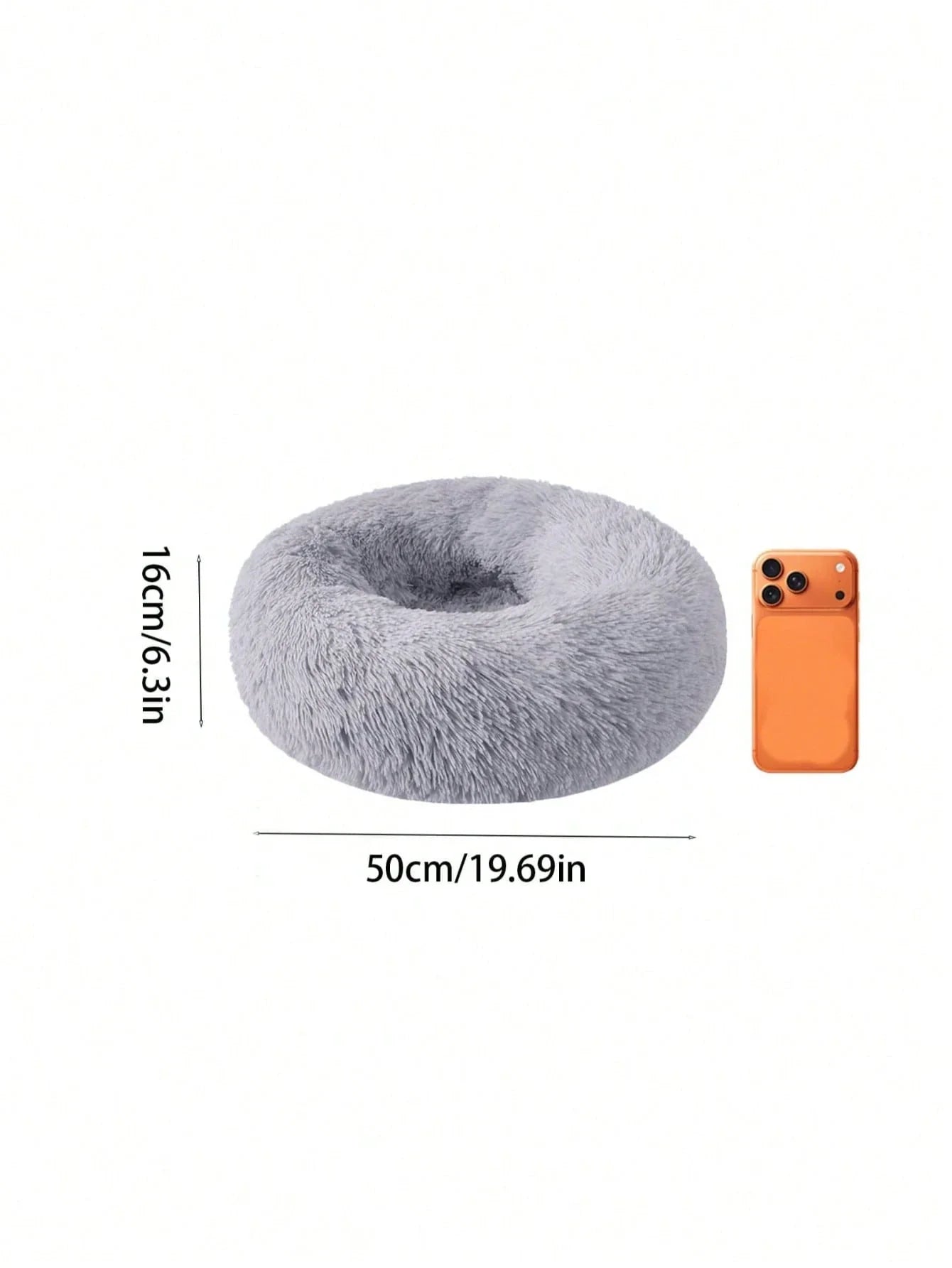 Soft Plush Round Pet Bed