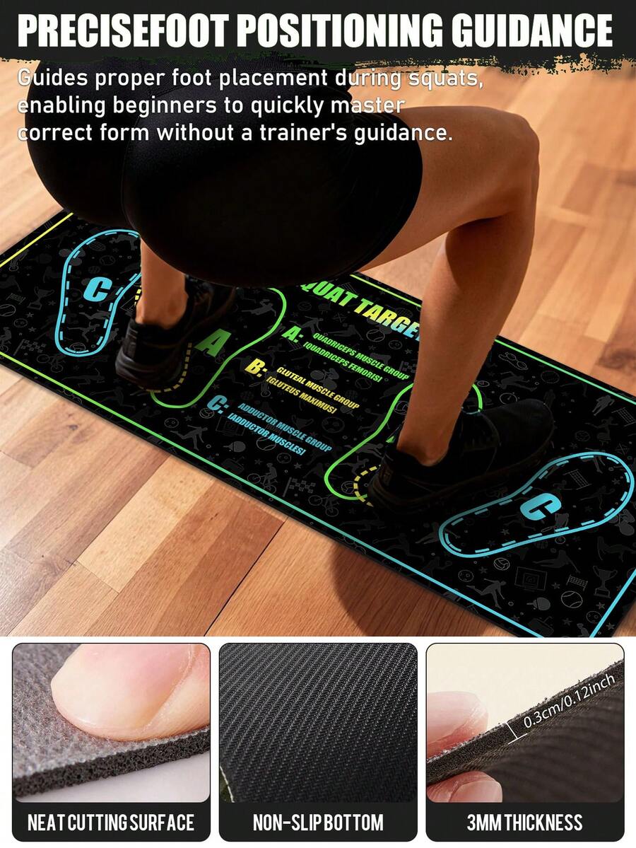 1000GSM High Density Silicone Yoga Mat