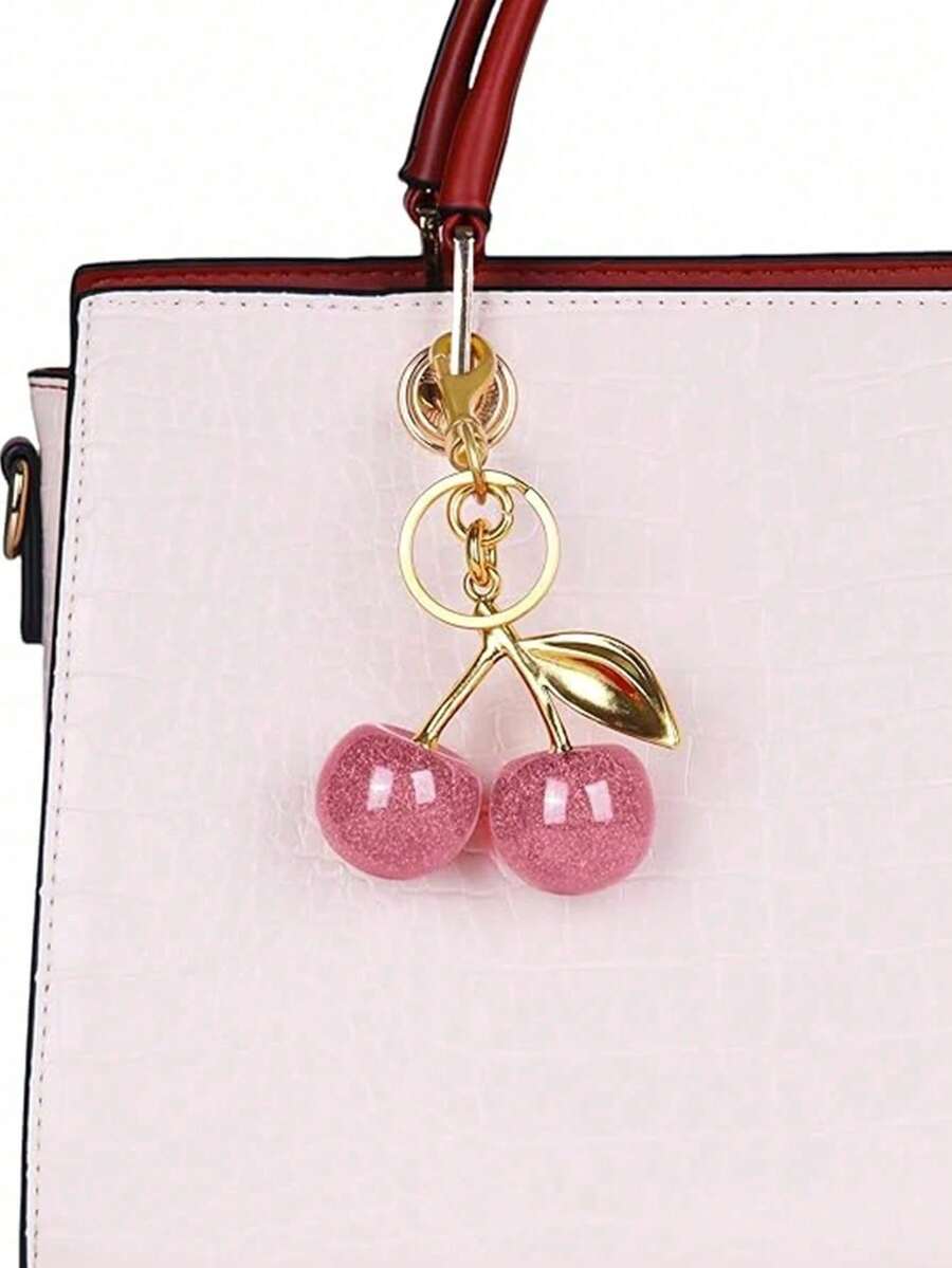 1pc Unique Shiny Cherry Shaped Pendant
