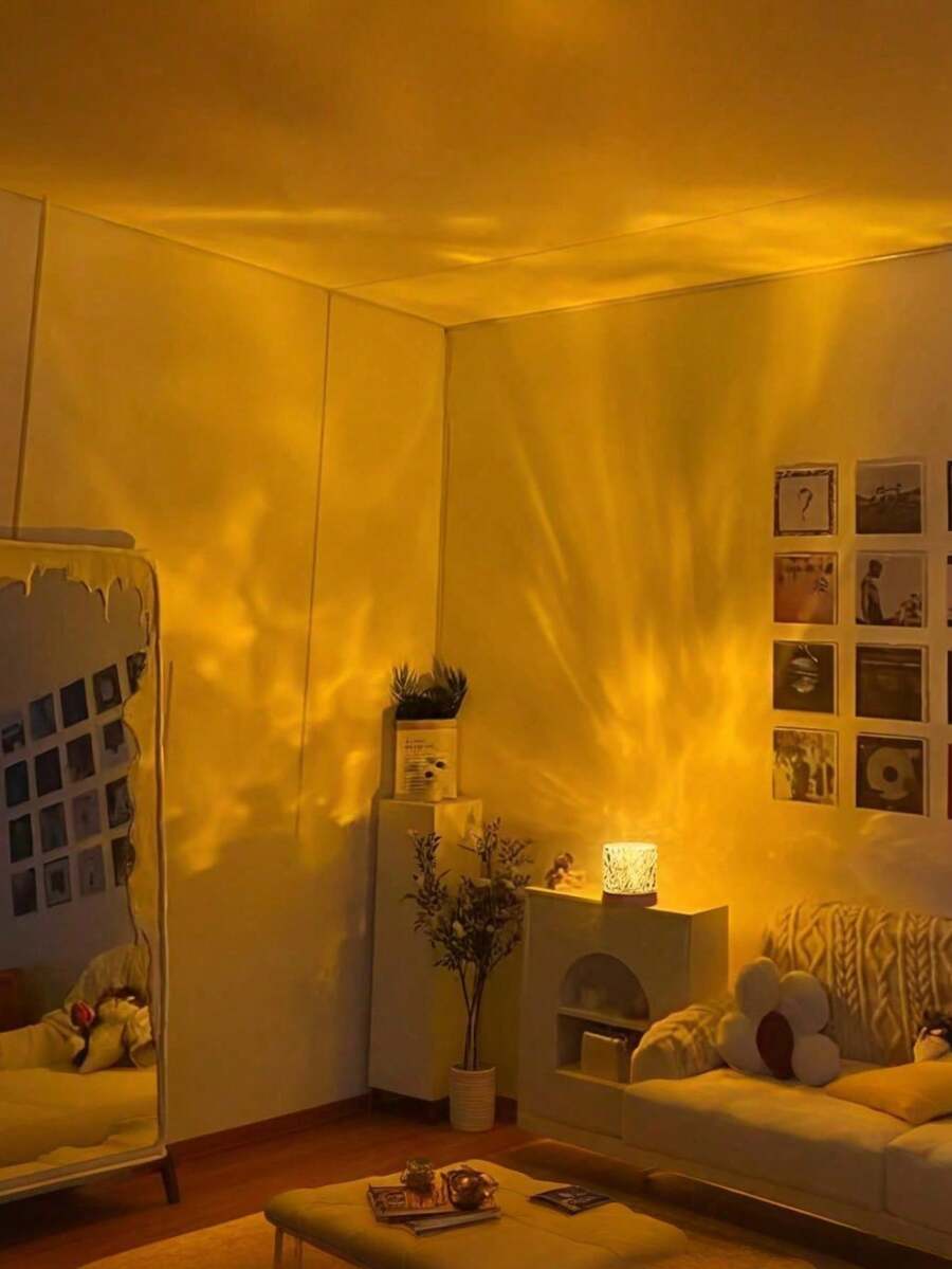 16 Color LED Cube Projector Light