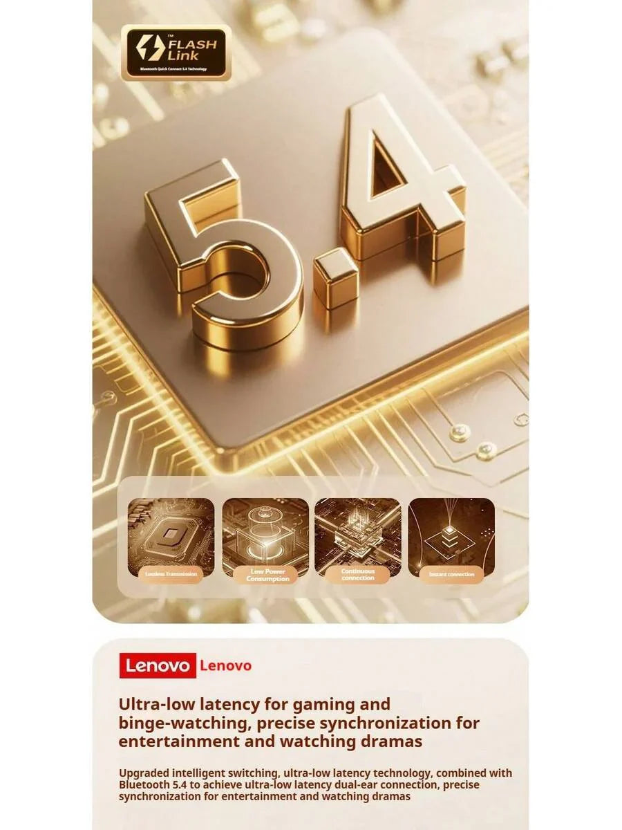 Lenovo EA166 Bluetooth 5.4 Earphones: High-Quality Sound