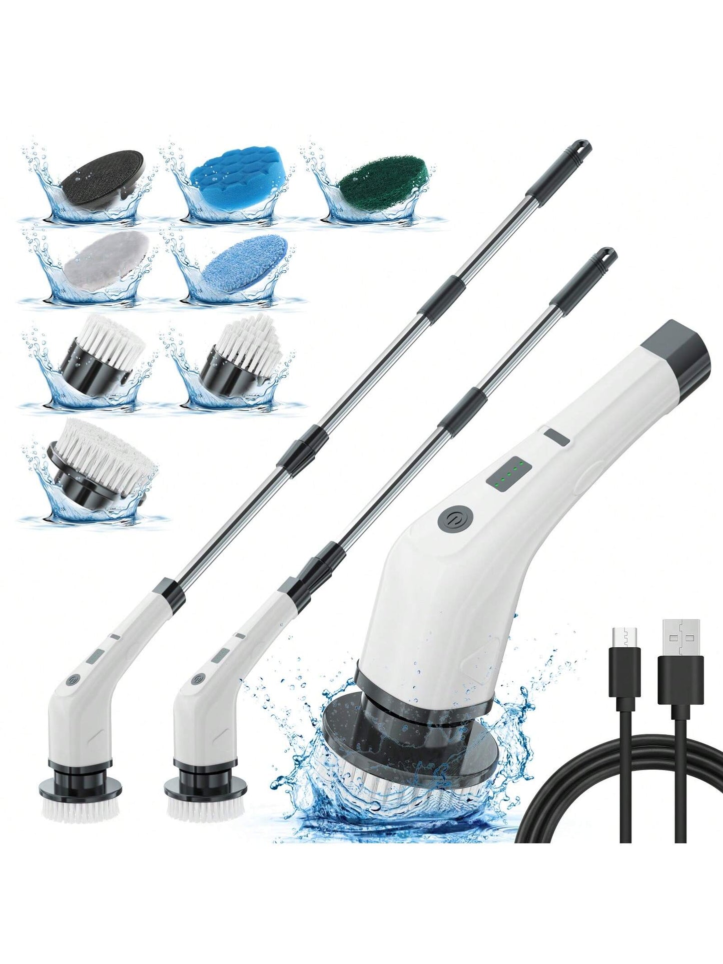 Cordless Electric Spin Scrubber