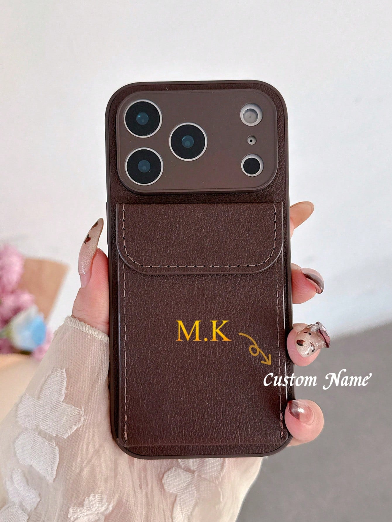 Custom Image Text iPad Case
