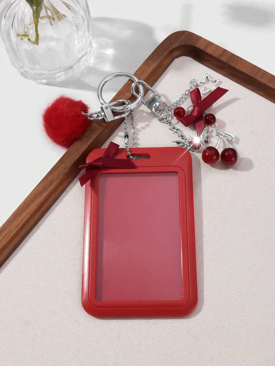 ROMWE Kawaii 1 College Style Red Card Cover