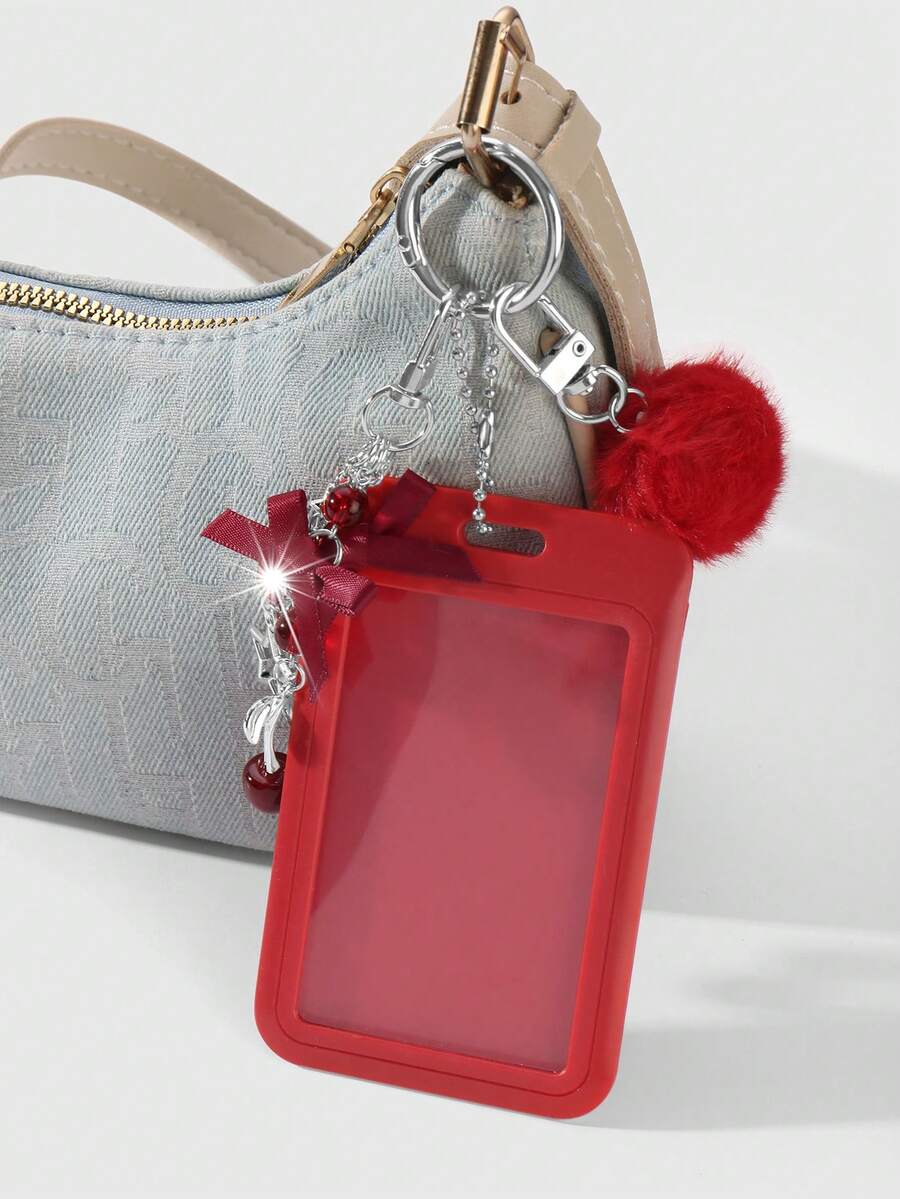ROMWE Kawaii 1 College Style Red Card Cover