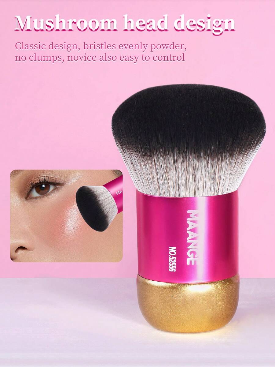 MAANGE Professional Soft Hair Aluminum Tube Makeup Brush Set