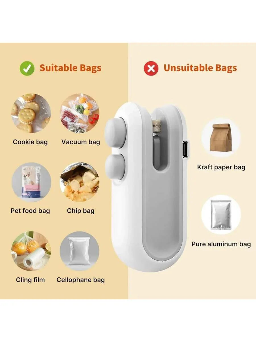 Mini Snack Bag Sealer, Food Storage Sealer