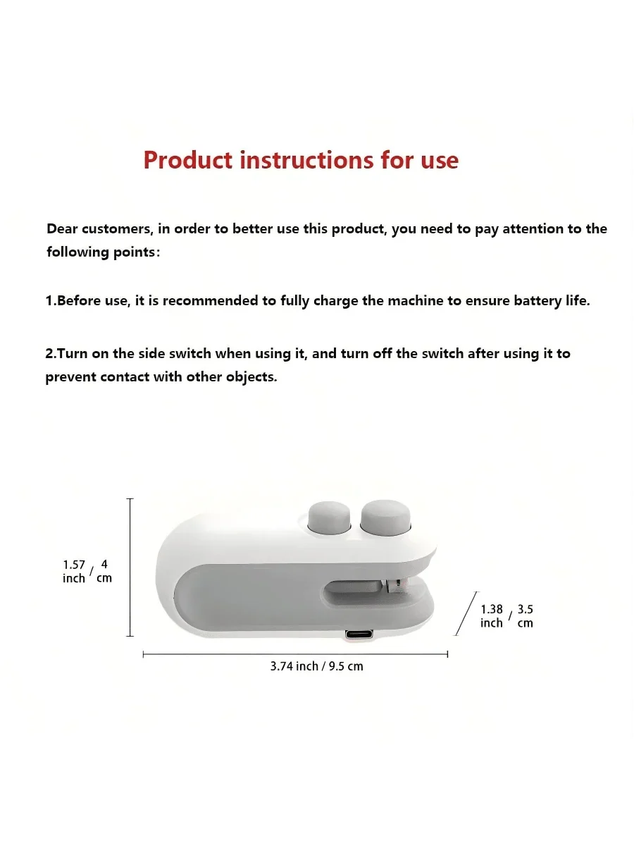 Mini Snack Bag Sealer, Food Storage Sealer