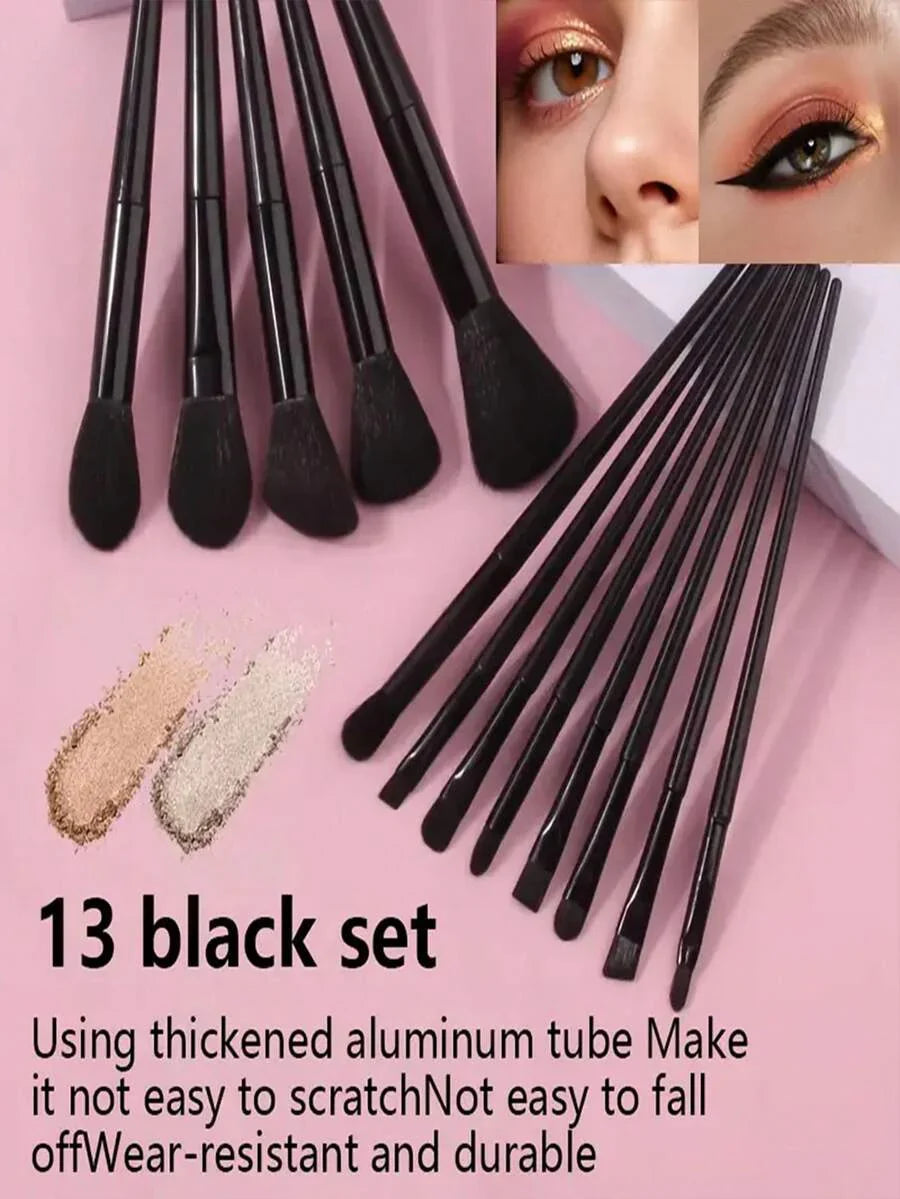 13pcs Professional Makeup Brush Set, Suitable For Foundation