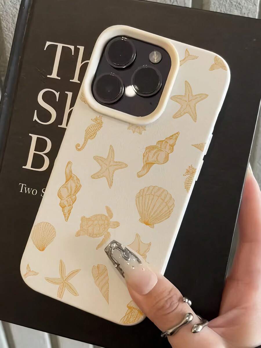 Iphone Pink White TPU Fashion Shockproof Mobile Cover