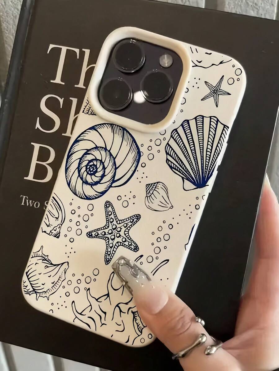 Iphone Pink White TPU Fashion Shockproof Mobile Cover