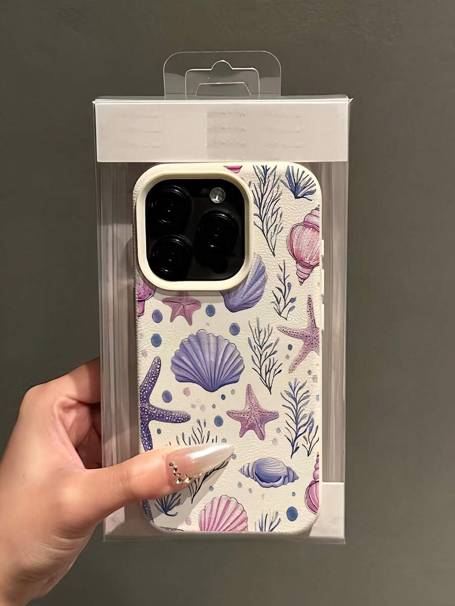 Iphone Pink White TPU Fashion Shockproof Mobile Cover