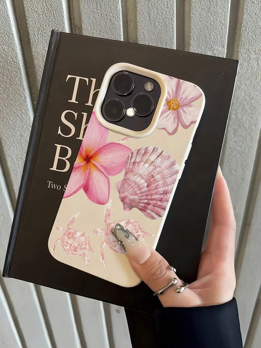Iphone Pink White TPU Fashion Shockproof Mobile Cover