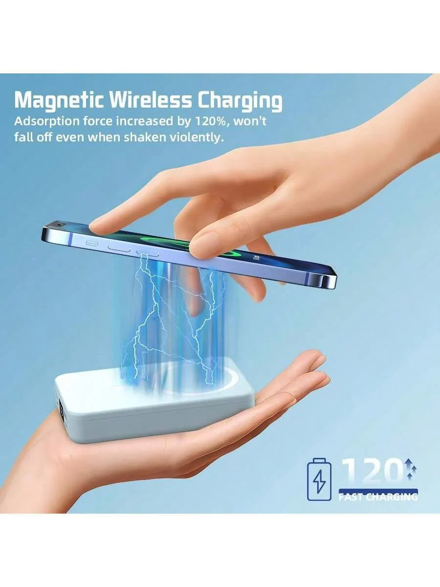 GAWFOLK Pink 10000mAh Power Bank With Stand