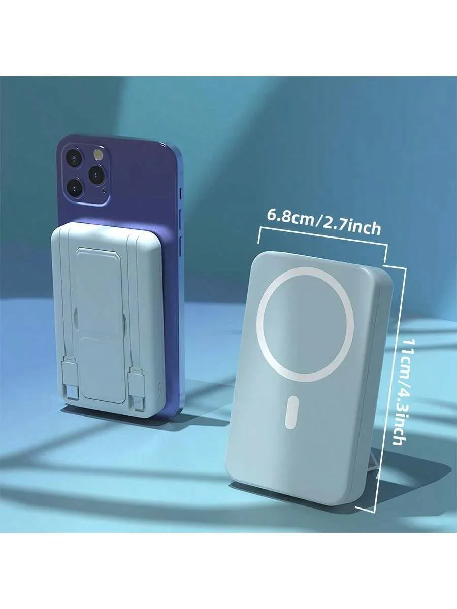 GAWFOLK Pink 10000mAh Power Bank With Stand