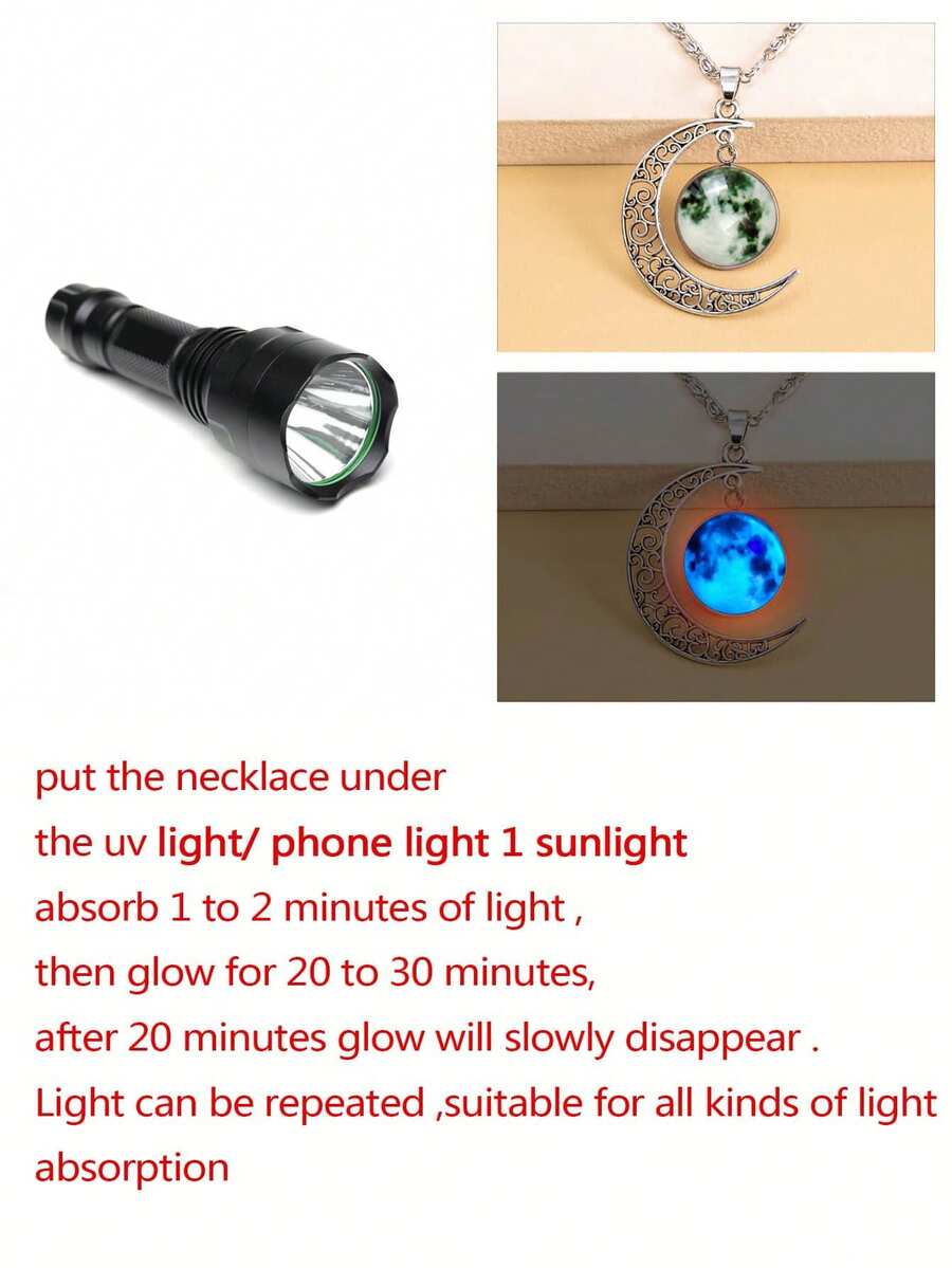 suteyi Moon Pendant Necklace