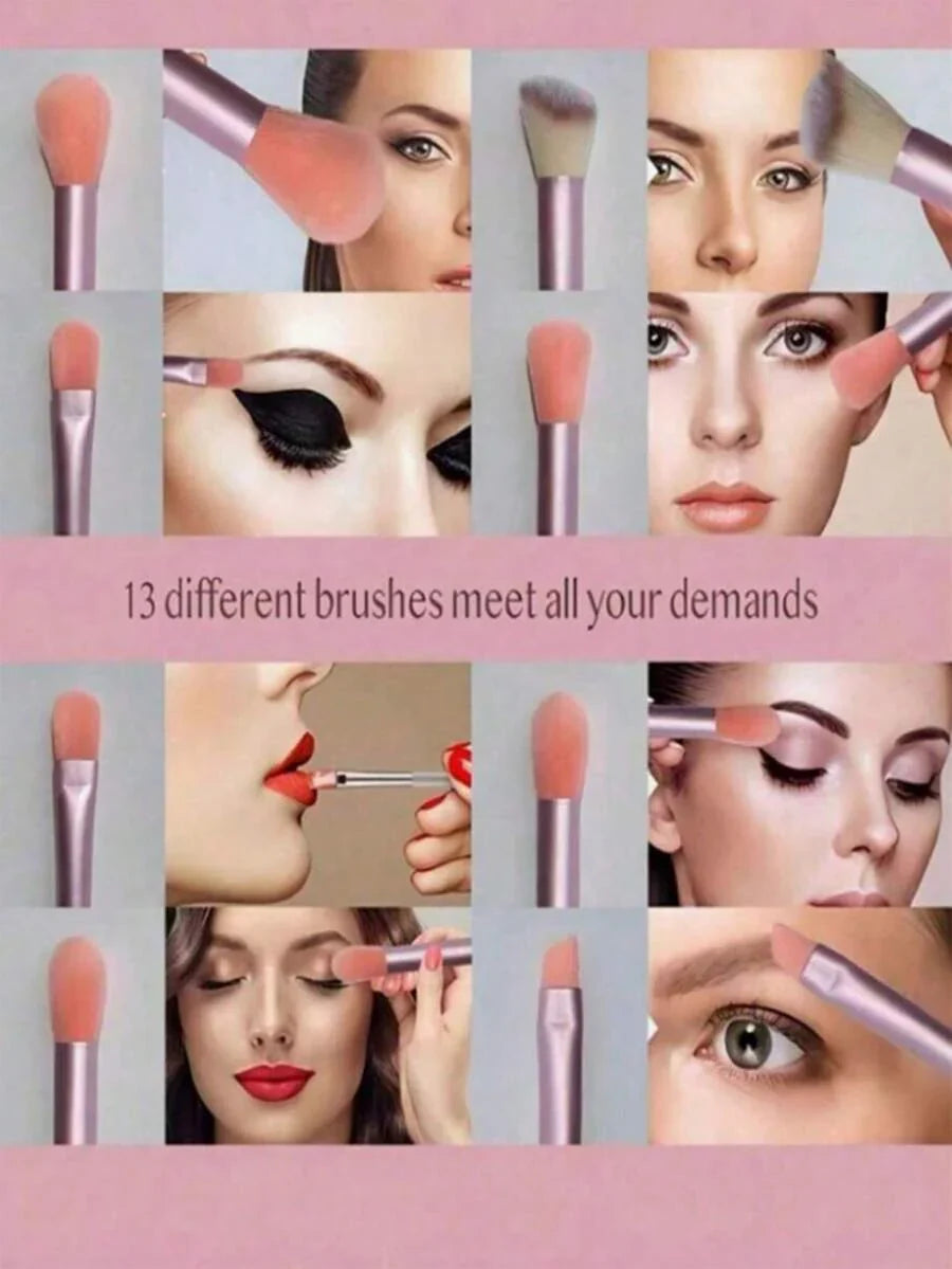 13pcs Professional Makeup Brush Set