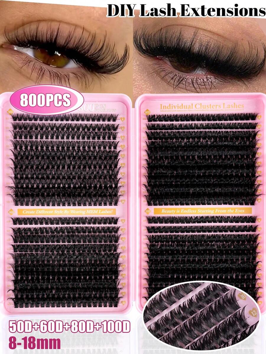 MEM Eyelash Extension Kit, DIY Eyelash Extension Set