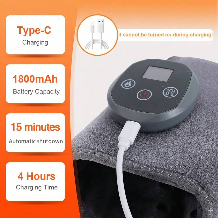 Portable Heating Massage Foot Pad