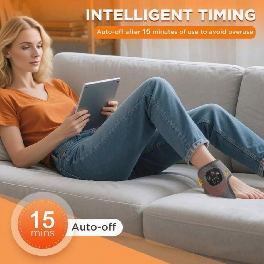 Portable Heating Massage Foot Pad