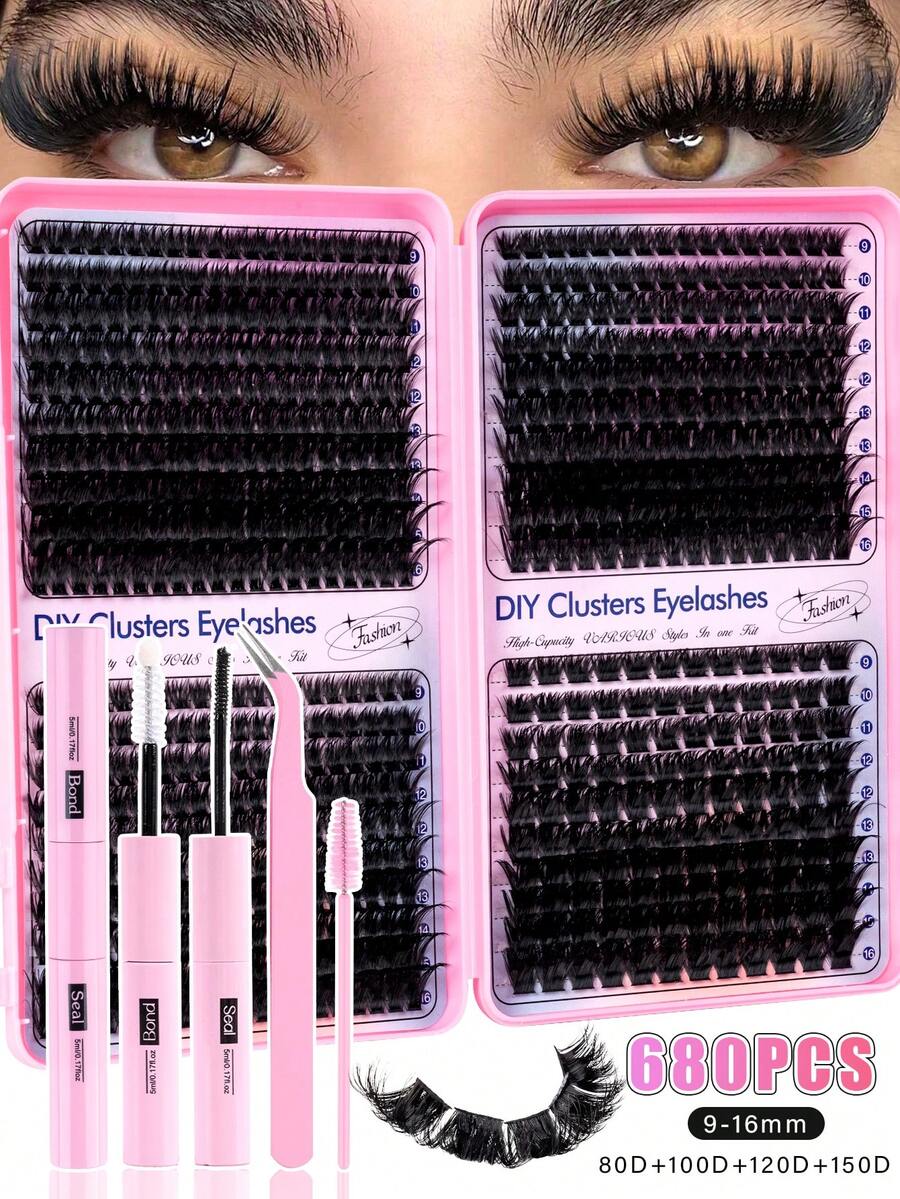 MEM Eyelash Extension Kit, DIY Eyelash Extension Set
