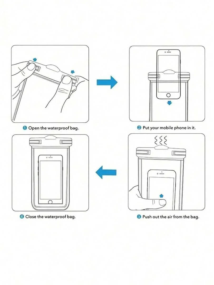 2pcs Waterproof Diving Phone Pouch