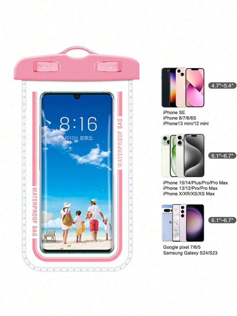 2pcs Waterproof Diving Phone Pouch