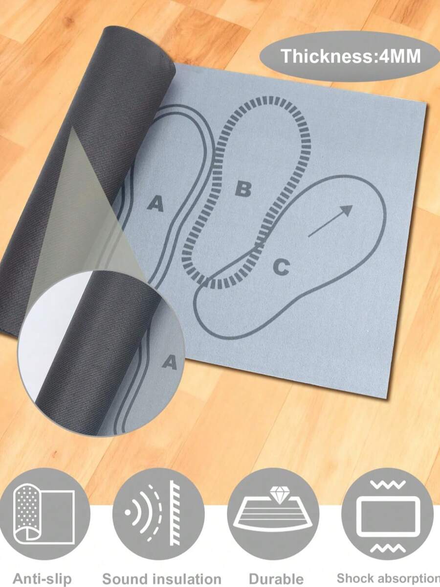 1000GSM High Density Silicone Yoga Mat