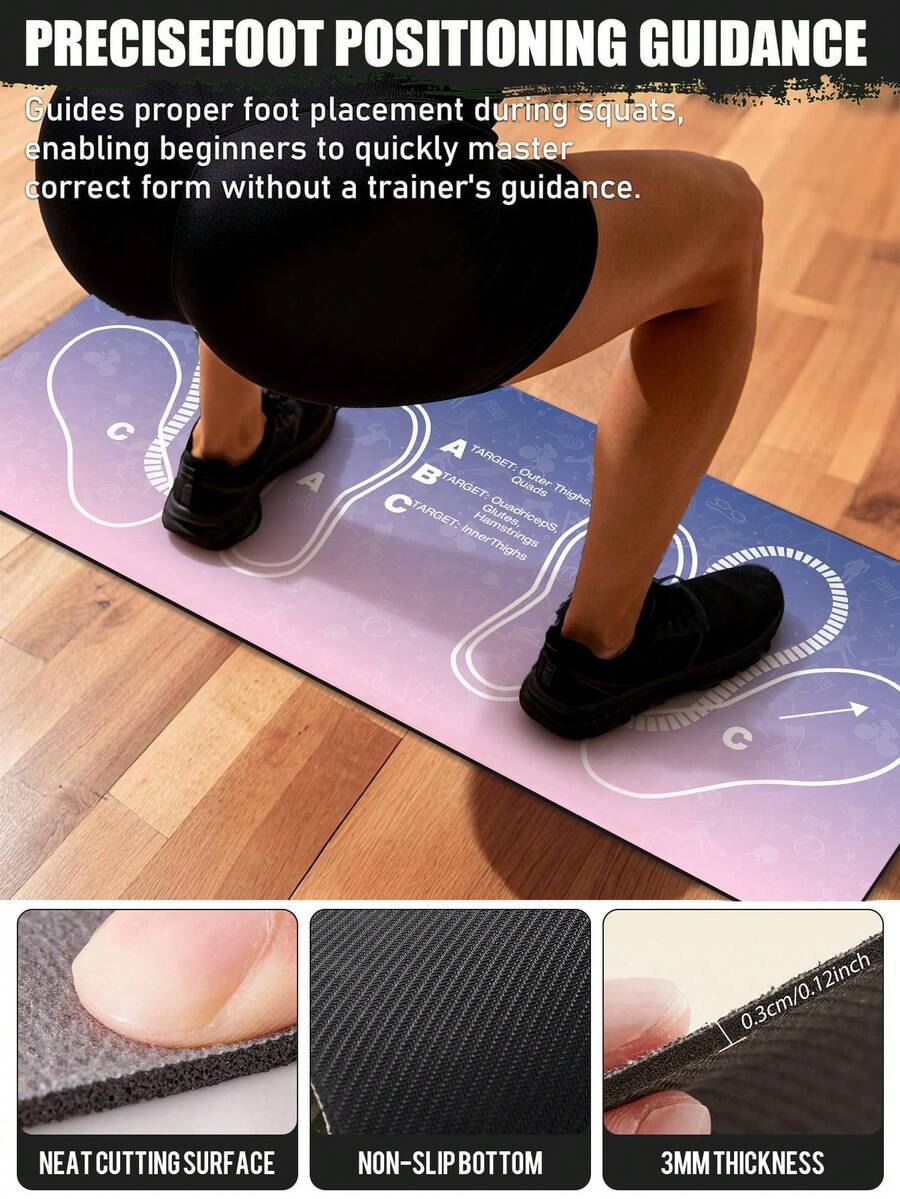 1000GSM High Density Silicone Yoga Mat
