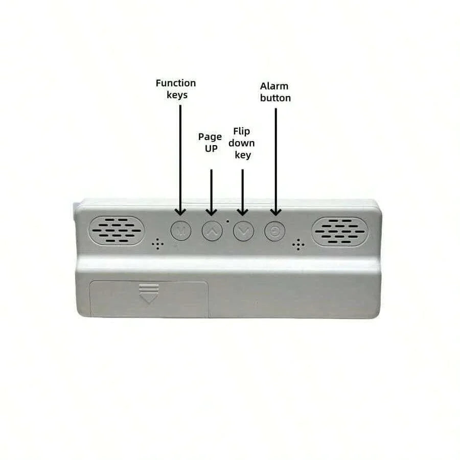 SOKANY 1pc Minimalist Mirror Alarm Clock