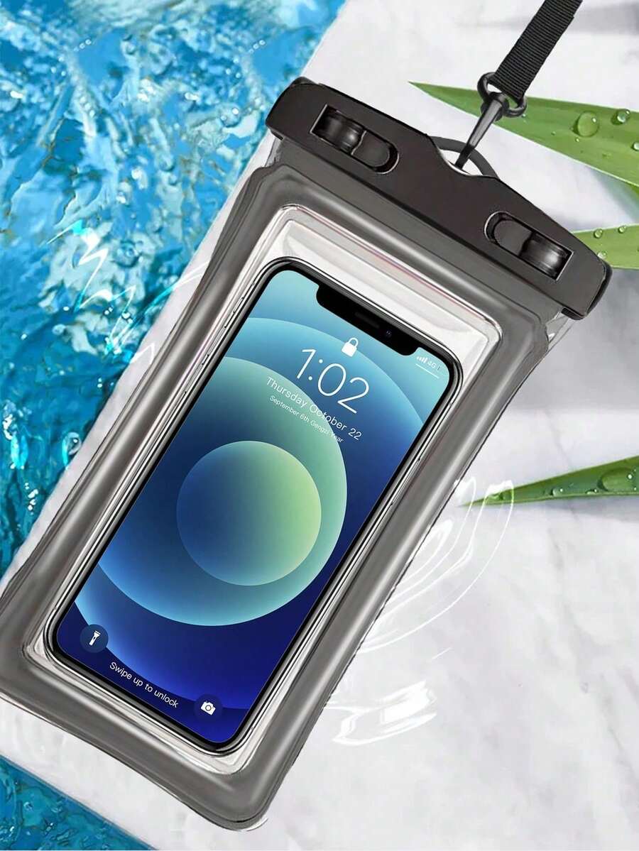 PVC Waterproof Phone Pouch With Lanyard