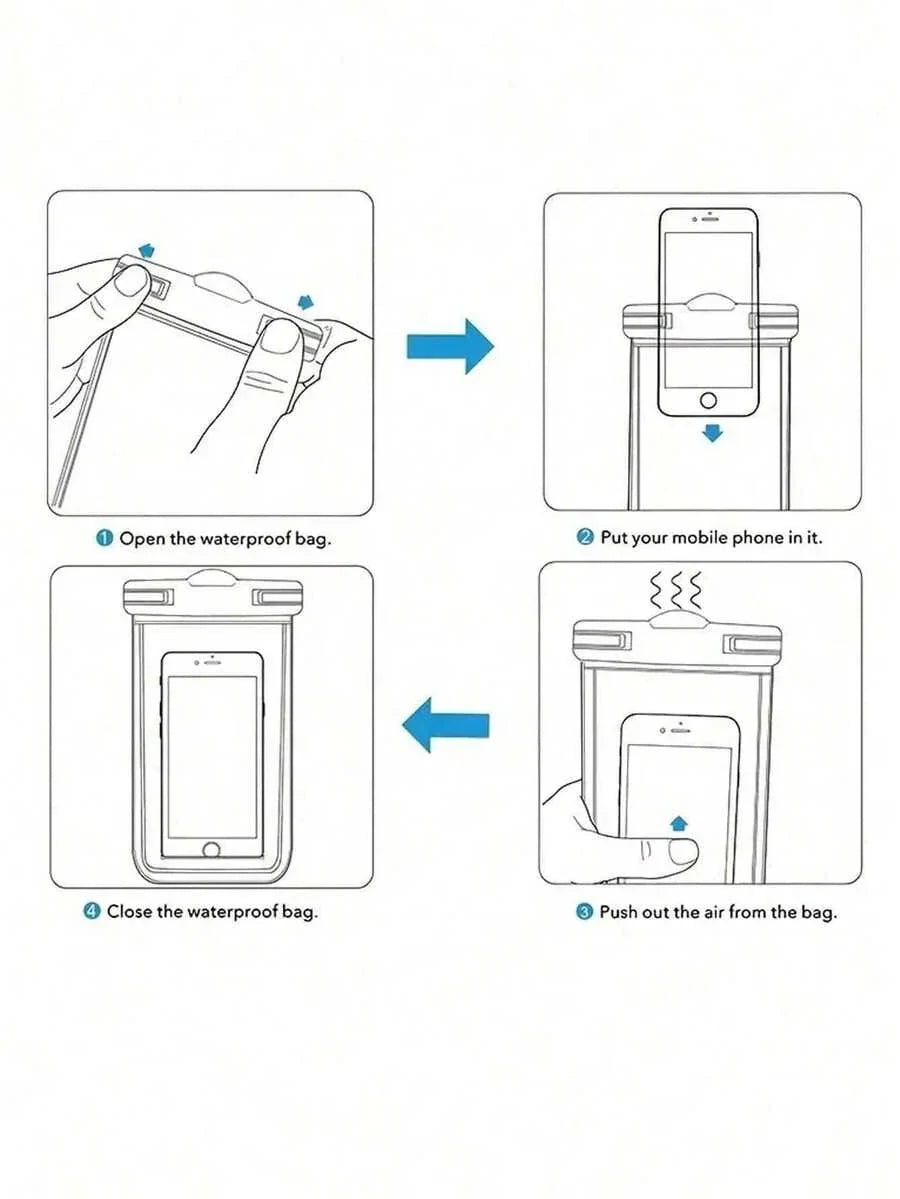 2pcs Waterproof Diving Phone Pouch
