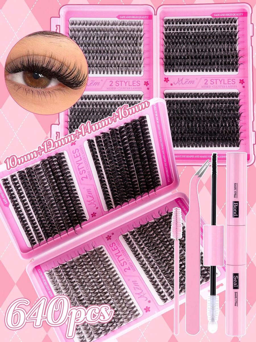 MEM Eyelash Extension Kit, DIY Eyelash Extension Set