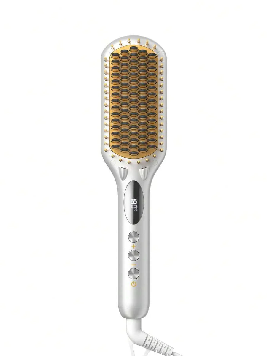SHEGLAM HAIR Silver Yellow Sleek Chic Triple Grip Straightening