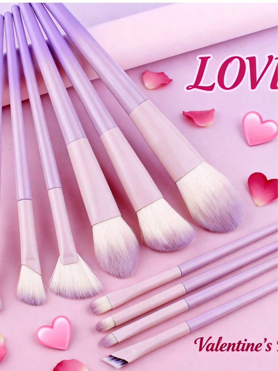 13pcs Professional Makeup Brush Set, Suitable For Foundation