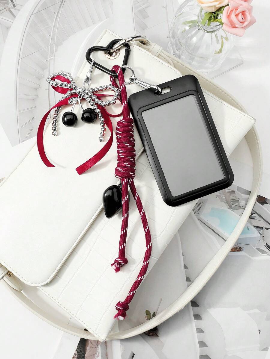 ROMWE Kawaii 1 College Style Red Card Cover