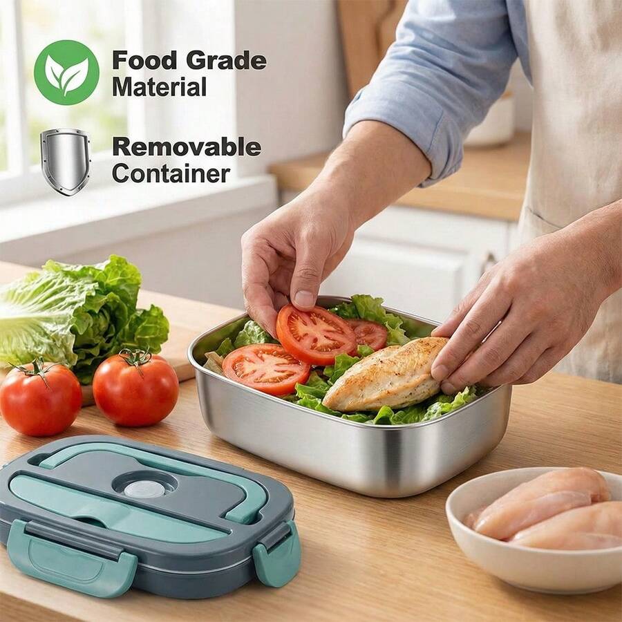 Electric Lunch Box Food Heater 40W Heated Lunch Box