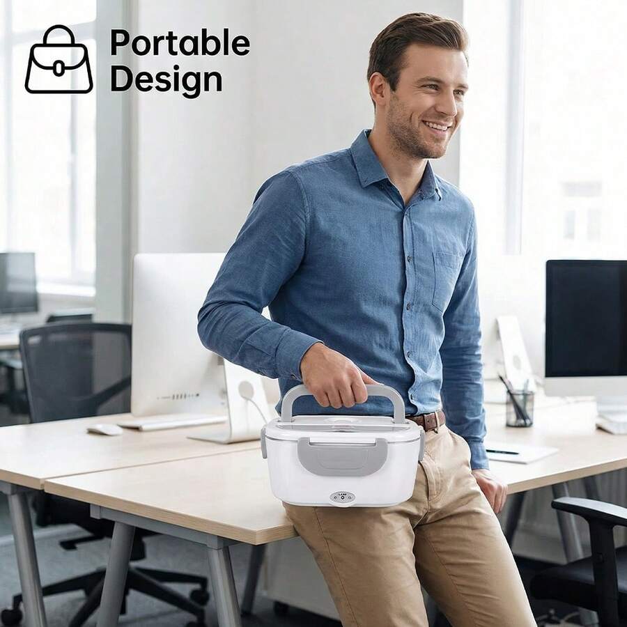 Electric Lunch Box Food Heater 40W Heated Lunch Box