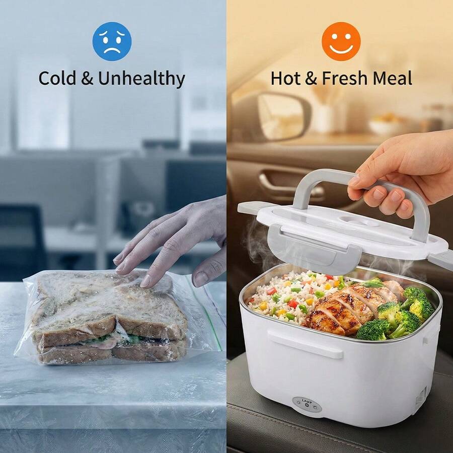 Electric Lunch Box Food Heater 40W Heated Lunch Box