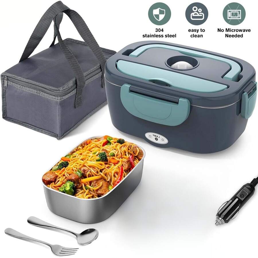 Electric Lunch Box Food Heater 40W Heated Lunch Box