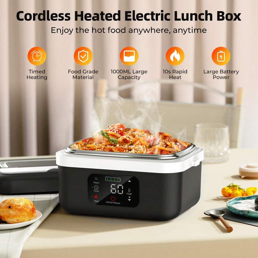 Adult Wireless Electric Heating Lunch Box