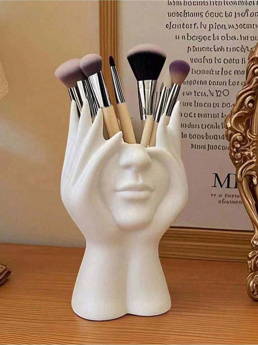 1Pc Makeup Organiser Made Of Premium Resin